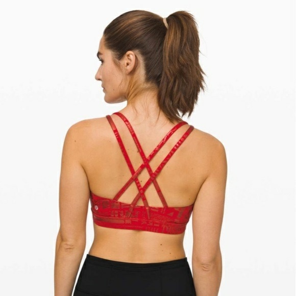 Lululemon Limited Edition Metallic Energy Sports Bra - Picture 3 of 7
